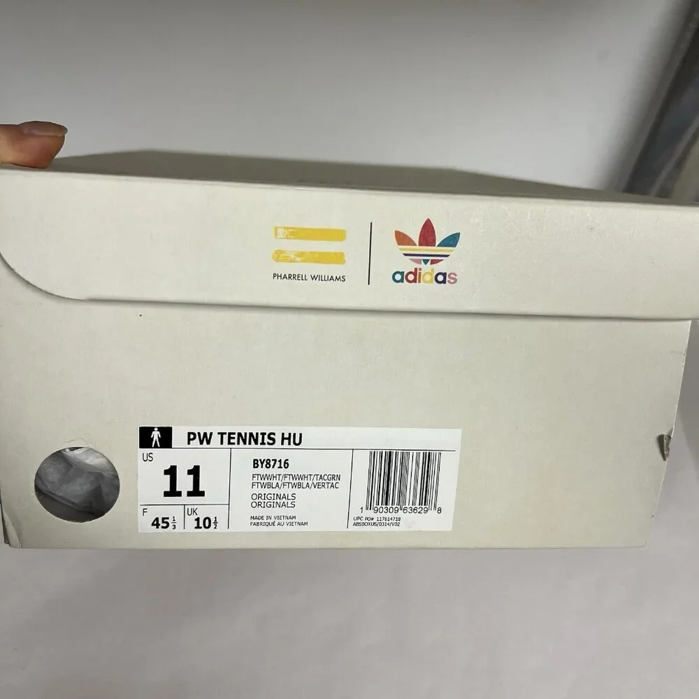adidas Pharrell x NMD PW TENNIS HU BY8716 Sz 11 BOX ONLY